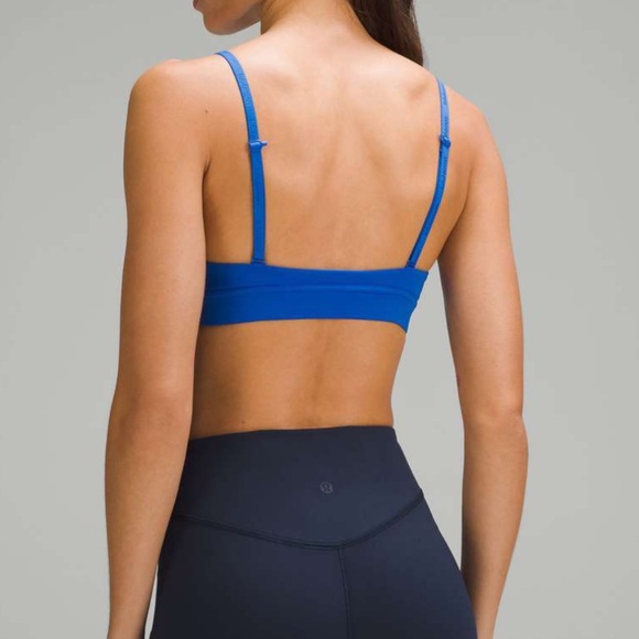 lululemon license to train triangle bra A/B cup *logo size 10 in blazer blue - Picture 2 of 9
